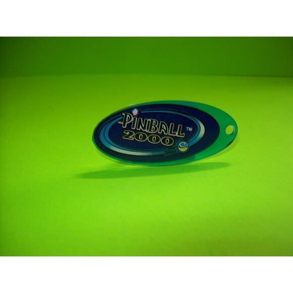 Pinball 2000 Game Machine Plastic Keychain Original Promo Space Age - Picture 5 of 5